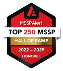 top 250 mssp hall of fame honoree 2025 badge